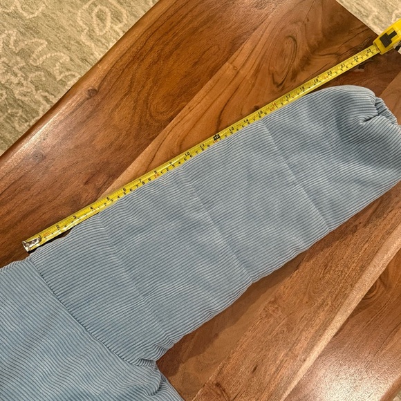 Wild Fable Corduroy Puffer Cropped Bomber Jacket with Zipper and Pockets Size L - Picture 12 of 14